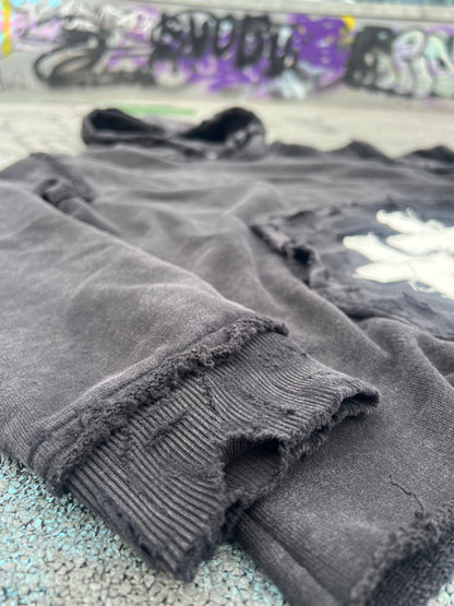 HEARTLESS // distressed heavyweight hoodie